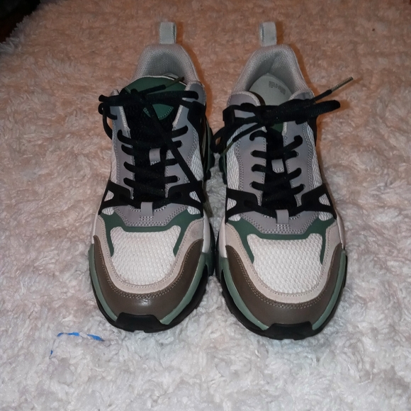 Michael Kors Men's Nick Sneakers Forest Green - Picture 5 of 5